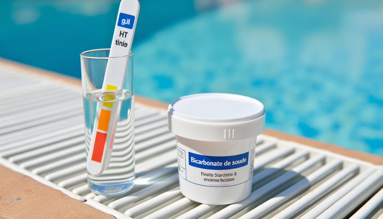 découvrez comment utiliser le bicarbonate de soude dans un bassin, le bon dosage à respecter et les précautions à prendre pour garantir la qualité de l’eau et la sécurité de l’environnement.