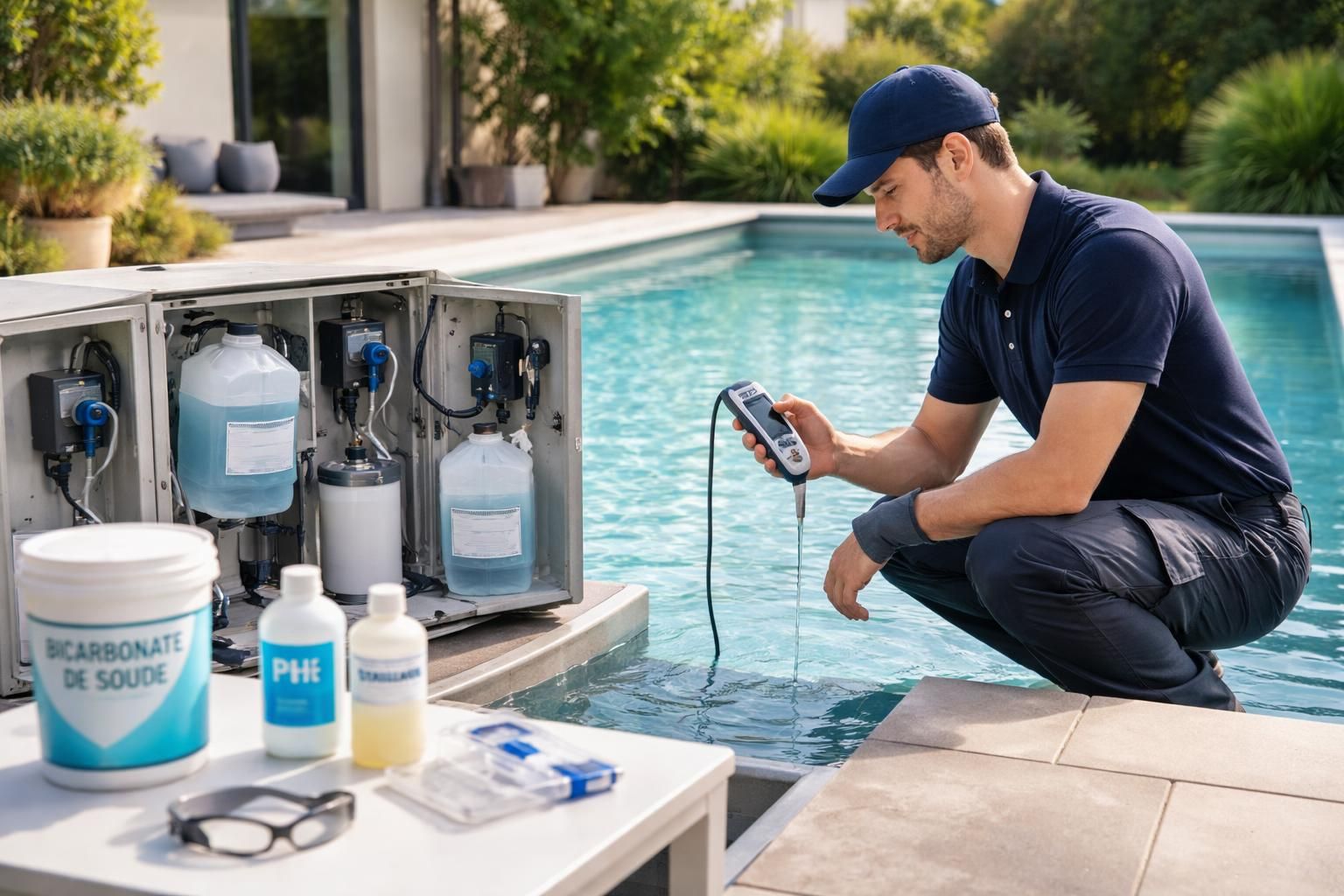 découvrez comment ajuster le tac de votre piscine pour stabiliser l'équilibre de l'eau et assurer une qualité optimale toute la saison.