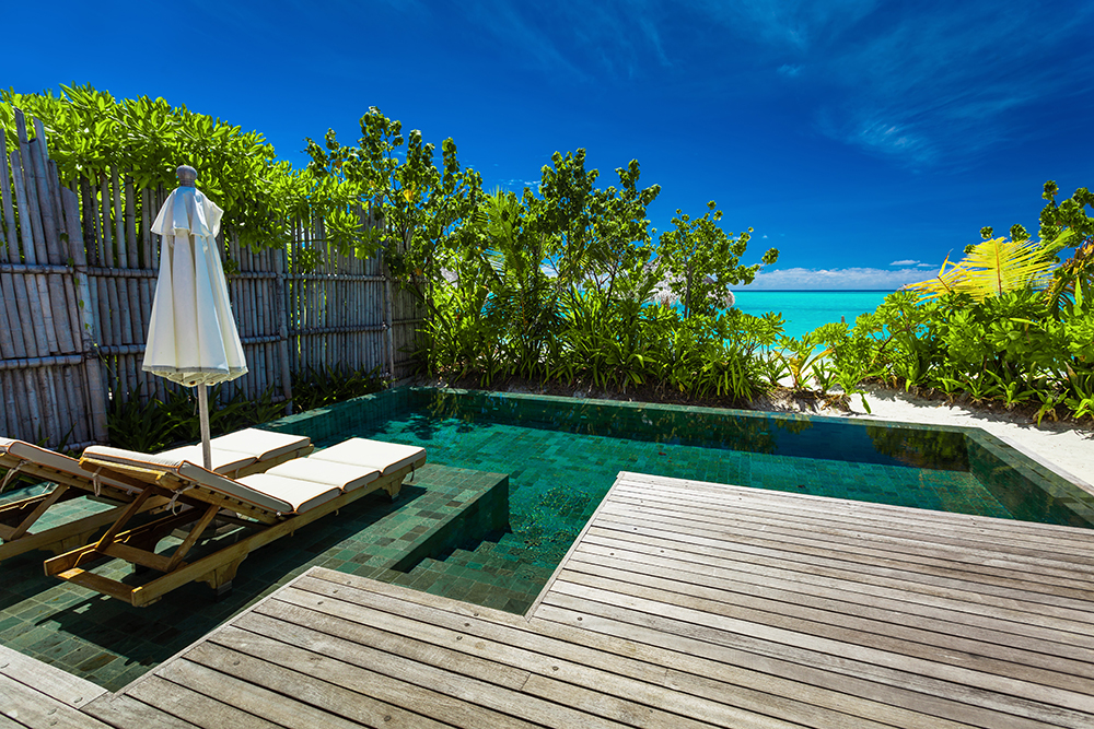 Piscine en bois