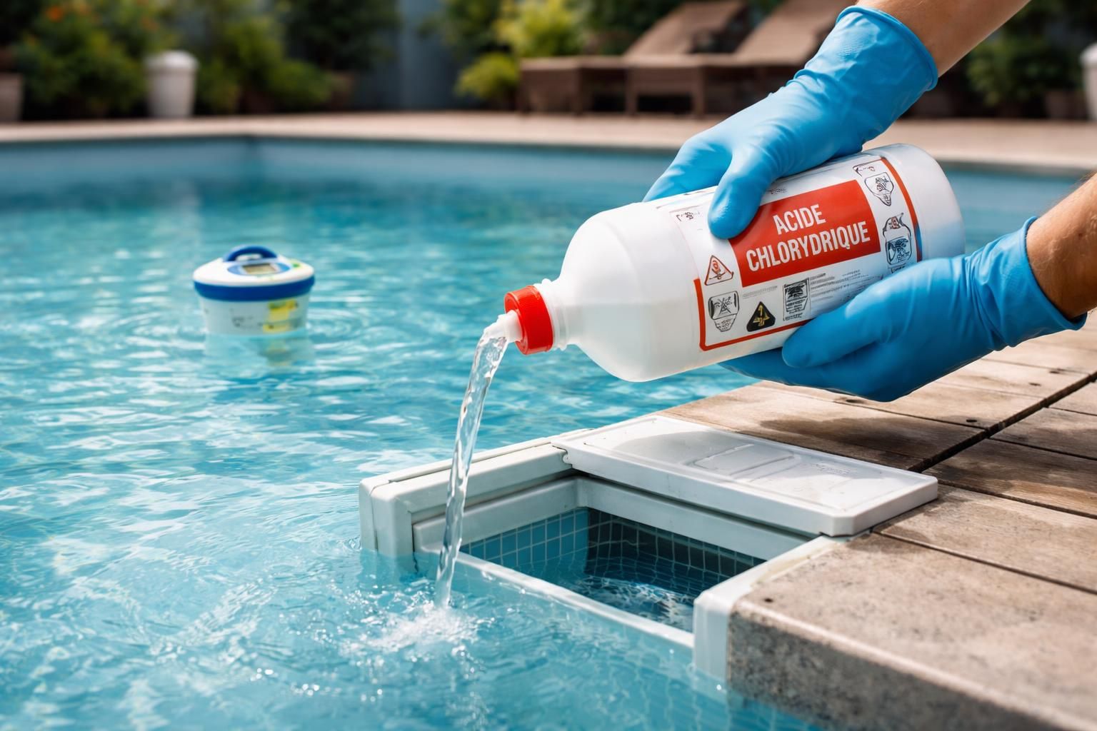 découvrez quand et comment ajouter de l'acide chlorhydrique dans votre piscine pour ajuster efficacement le ph et maintenir une eau équilibrée.