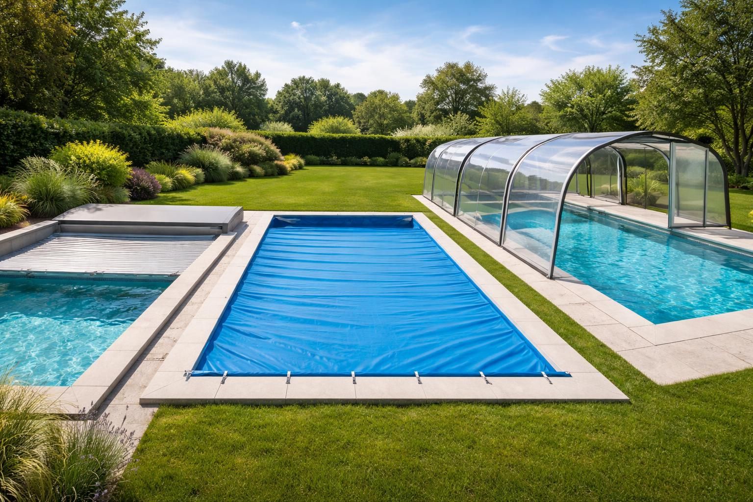 découvrez comment choisir la meilleure fermeture pour votre piscine parmi les volets, bâches et abris pour garantir sécurité, confort et esthétique.