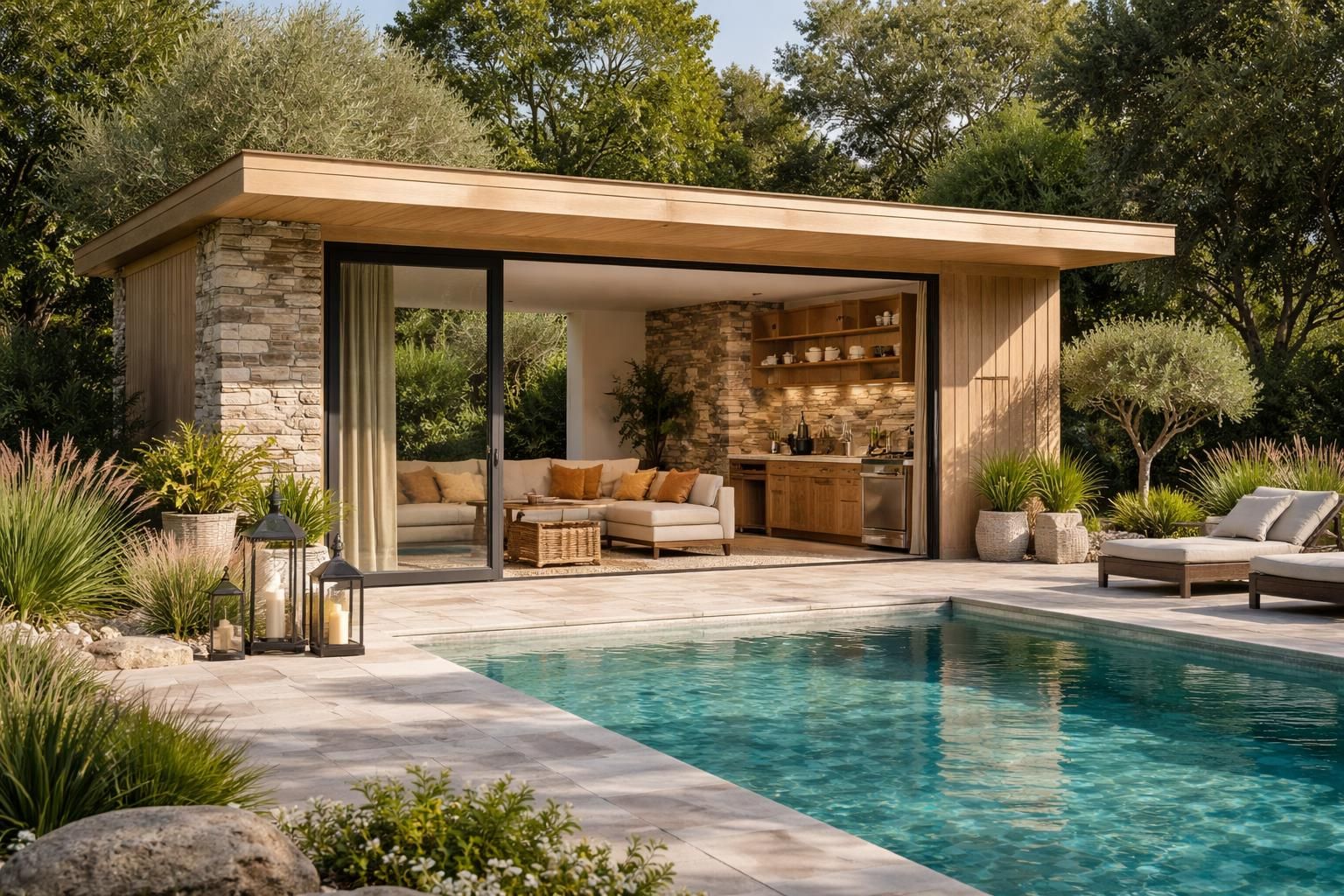 découvrez ce qu'est un pool house et obtenez des conseils pour l'aménager avec style et élégance afin de profiter pleinement de votre espace extérieur.