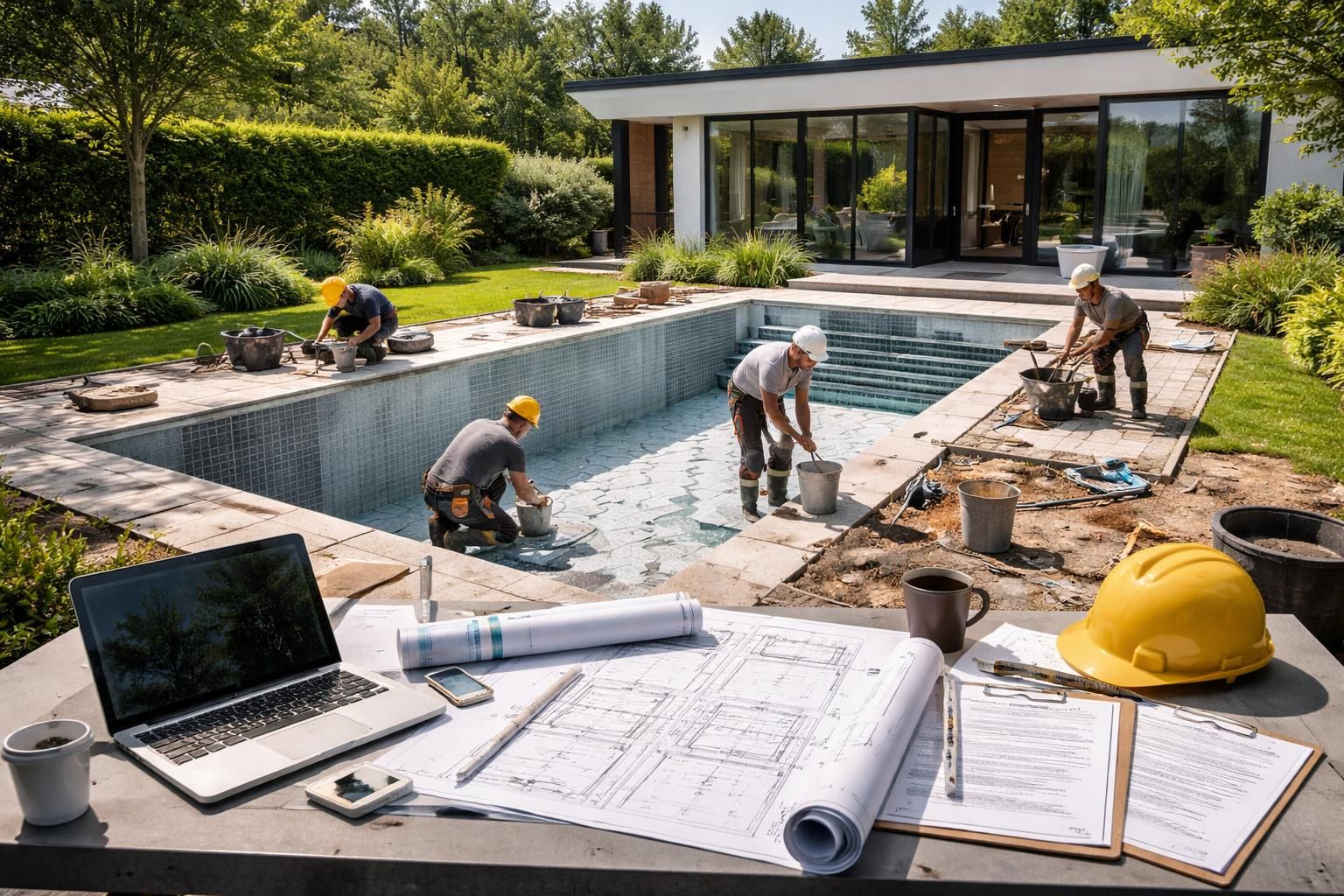 découvrez les règles administratives essentielles pour la rénovation de piscine et l'obtention du permis de construire afin de réaliser votre projet en toute légalité.