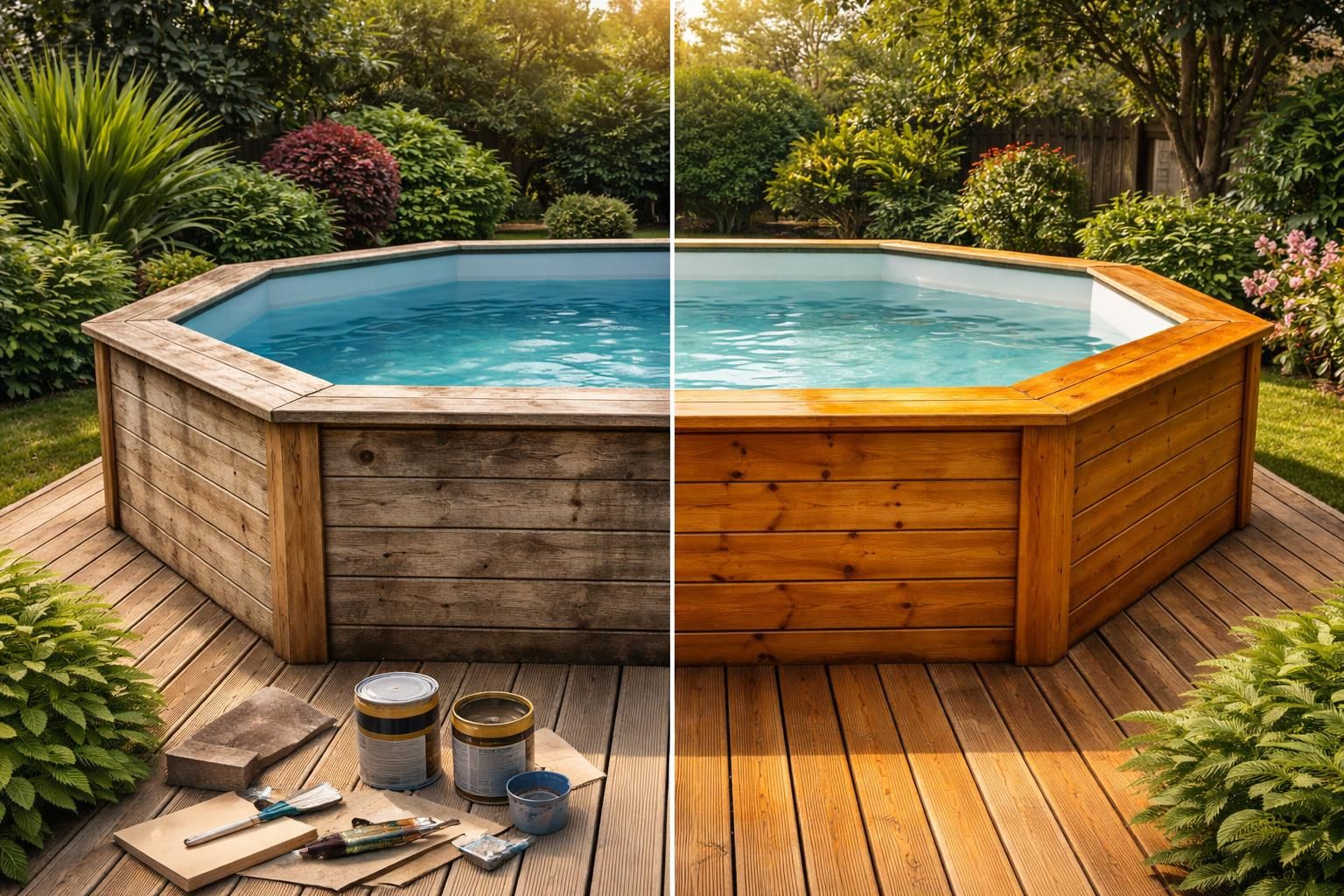 découvrez comment rénover votre piscine hors-sol en bois et lui redonner tout son éclat grâce à nos conseils pratiques et astuces faciles à suivre.