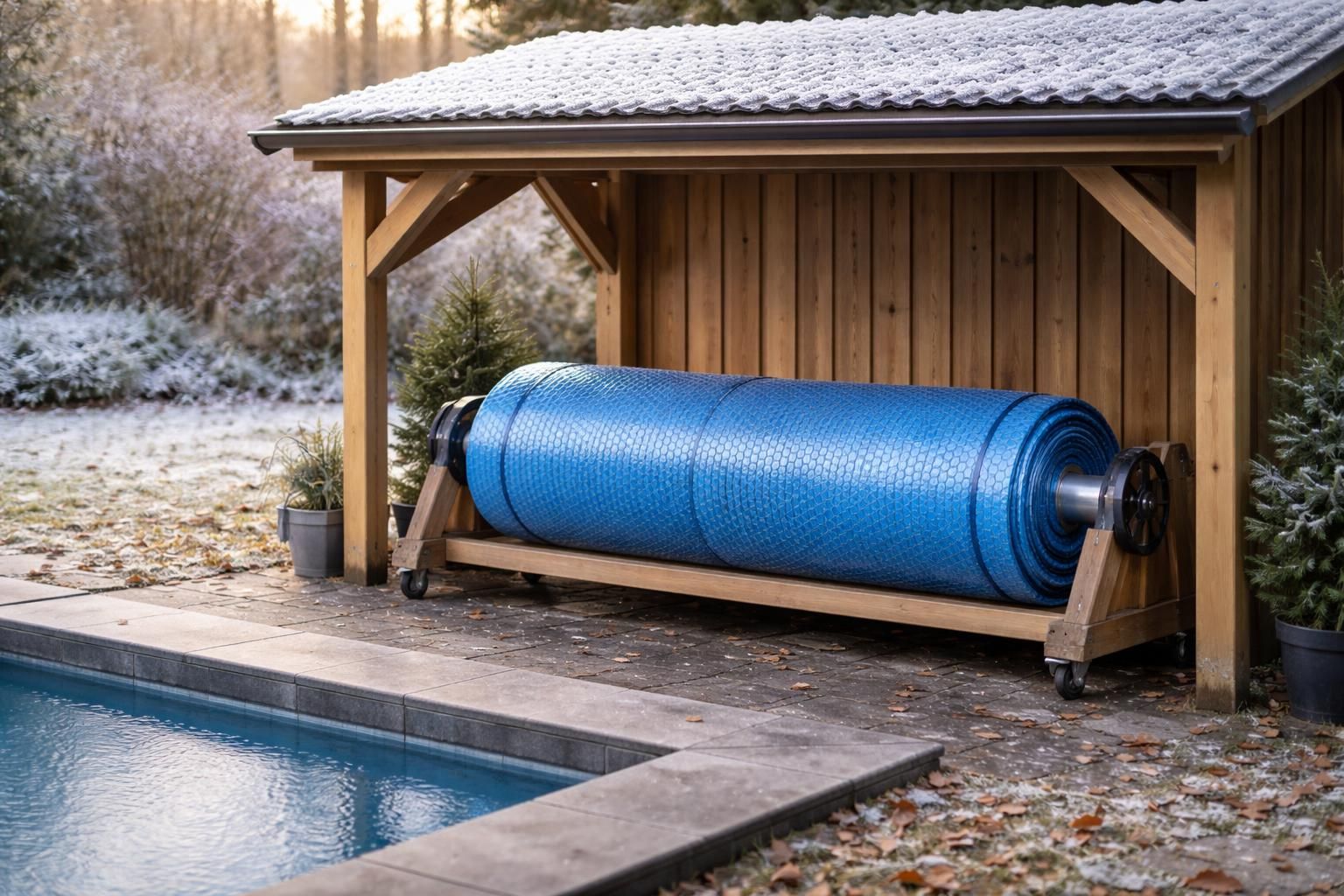 découvrez nos conseils pratiques pour bien stocker votre bâche à bulle en hiver et préserver ses qualités isolantes afin de prolonger sa durée de vie.