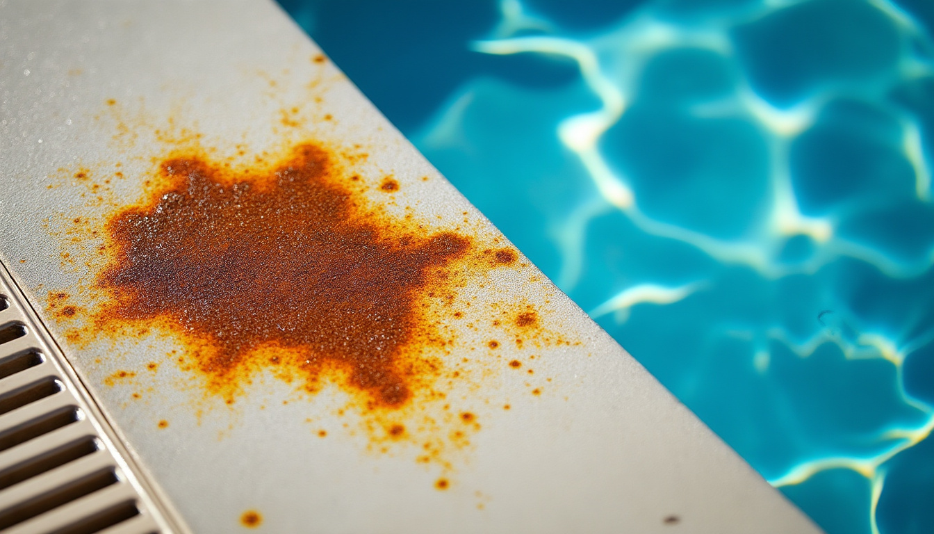 découvrez nos astuces efficaces pour enlever une tache de rouille dans votre piscine sans l’abîmer. conseils, produits adaptés et étapes simples pour retrouver une eau limpide et un bassin impeccable !