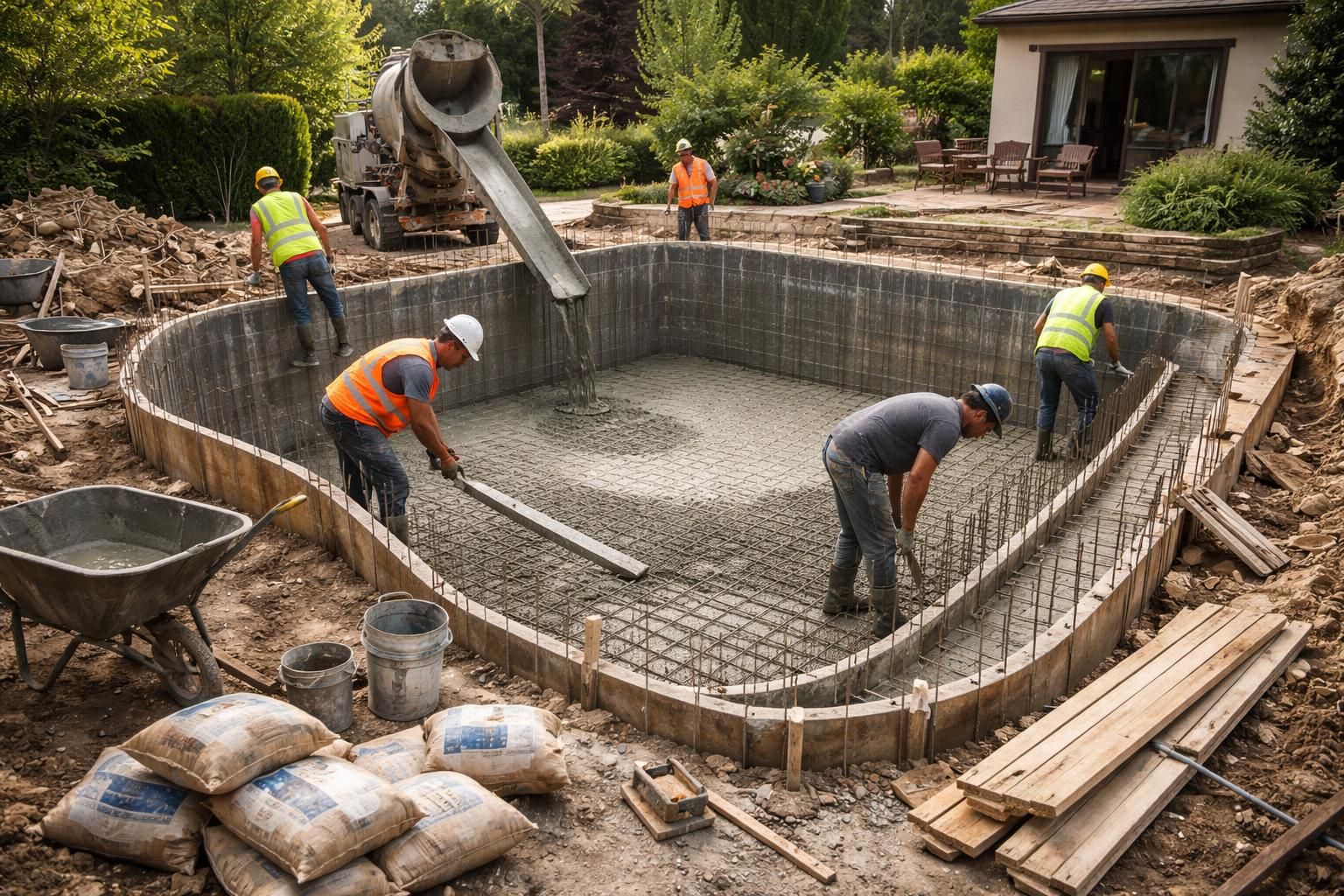 découvrez les tarifs pour la construction d'une piscine en béton, obtenez un devis précis et préparez votre budget en connaissant les coûts à prévoir pour votre projet.