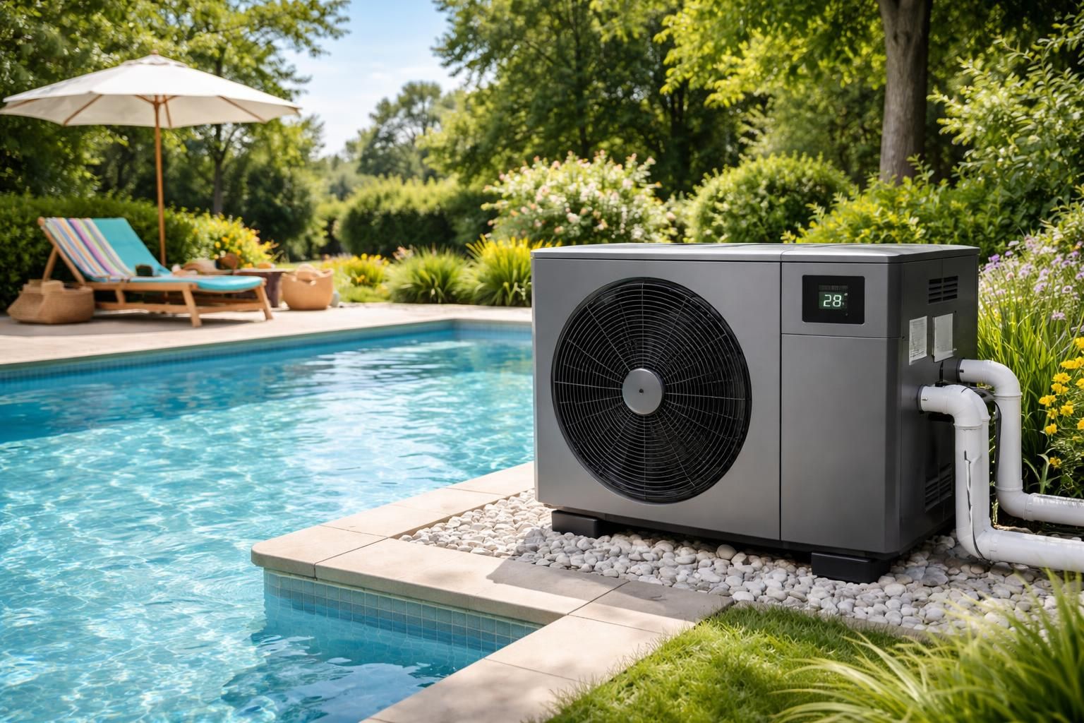 découvrez le réglage idéal de la température de votre pompe à chaleur de piscine pour profiter d'une eau agréable tout l'été tout en optimisant votre consommation d'énergie.