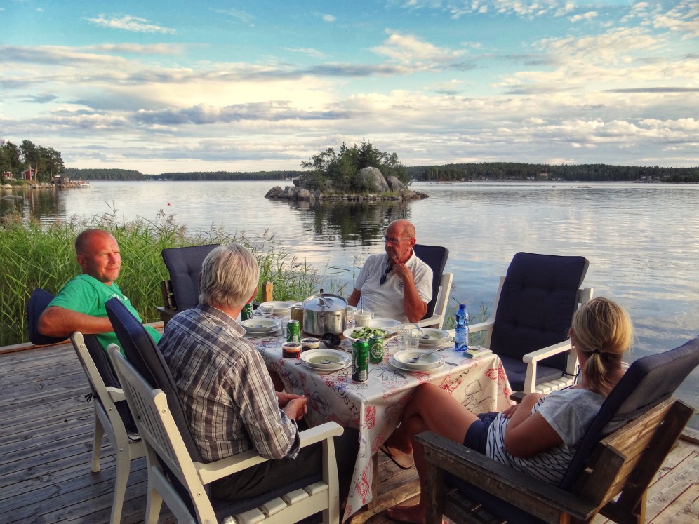 diner au bord de Baltic